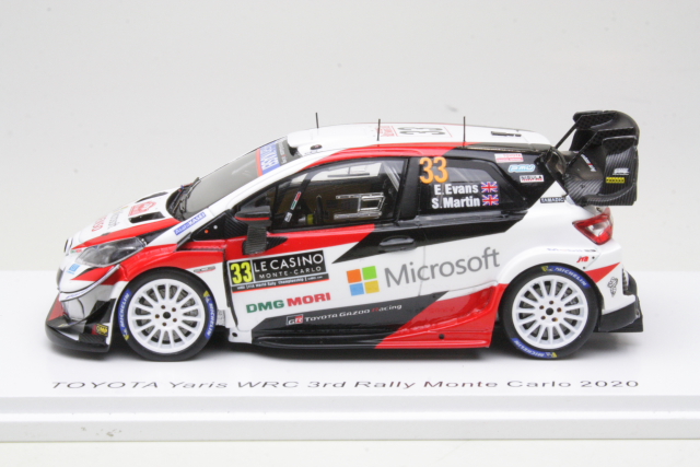 Toyota Yaris WRC, 3rd. Monte Carlo 2020, E.Evans, no.33