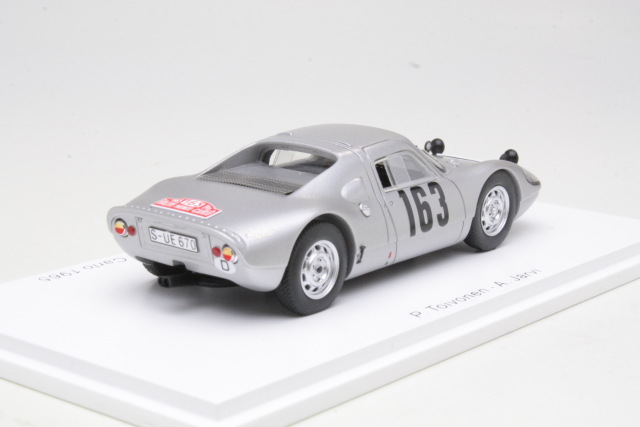 Porsche 904 Carrera GTS, Monte Carlo 1965, P.Toivonen, no.163 - Sulje napsauttamalla kuva