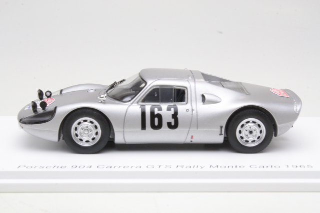 Porsche 904 Carrera GTS, Monte Carlo 1965, P.Toivonen, no.163 - Sulje napsauttamalla kuva