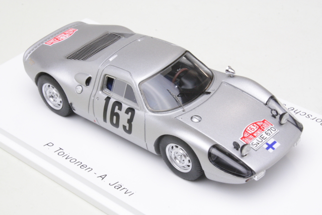 Porsche 904 Carrera GTS, Monte Carlo 1965, P.Toivonen, no.163 - Sulje napsauttamalla kuva