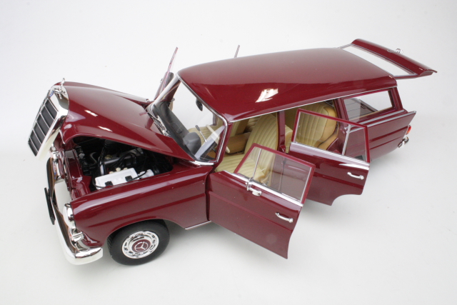 Mercedes 200 Universal (w110) 1966, tummanpunainen