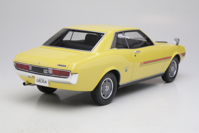 Toyota Celica GT Coupe (R22) 1970, keltainen - Sulje napsauttamalla kuva