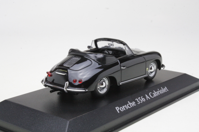 Porsche 356 A Cabriolet 1956, black - Click Image to Close