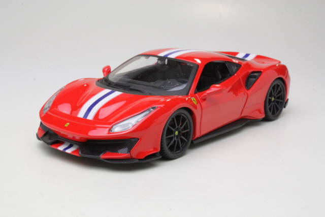 Ferrari 488 Pista 2018, punainen - Sulje napsauttamalla kuva