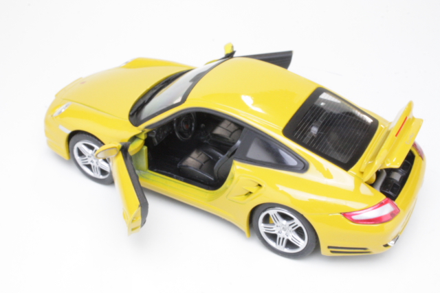 Porsche 911 (997) Turbo, keltainen