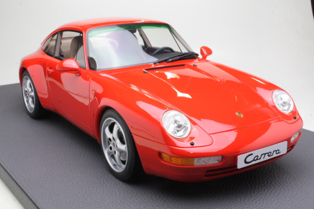 Porsche 911 (993) Carrera 2 Coupe 1994, punainen - Sulje napsauttamalla kuva