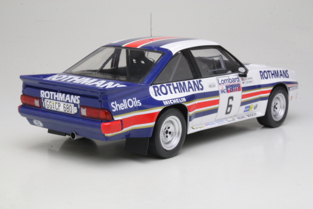 Opel Manta B 400, RAC 1983, A.Vatanen, no.6 - Sulje napsauttamalla kuva