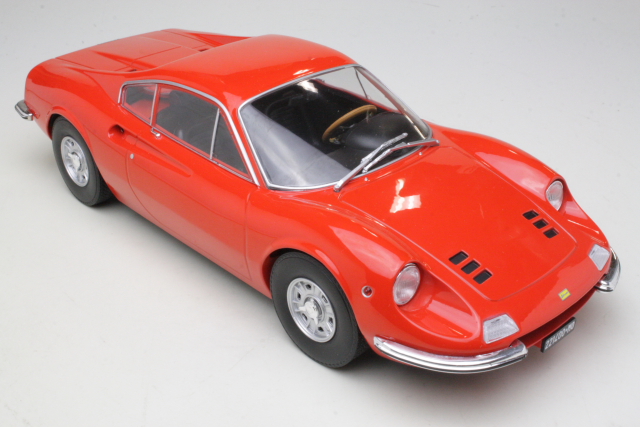 Ferrari Dino 246 GT 1969, oranssinpunainen - Sulje napsauttamalla kuva