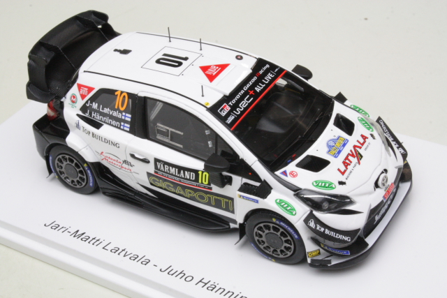Toyota Yaris WRC, Sweden 2020, J-M.Latvala/J.Hänninen, no.10 - Sulje napsauttamalla kuva