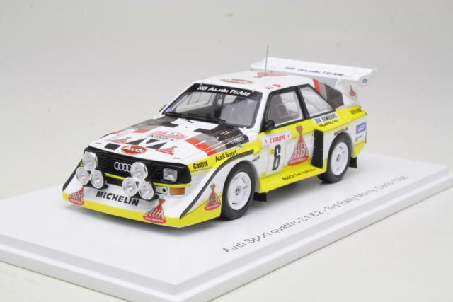 Audi Sport Quattro S1 E2, 3rd. Monte Carlo 1986, H.Mikkola, no.6 - Sulje napsauttamalla kuva