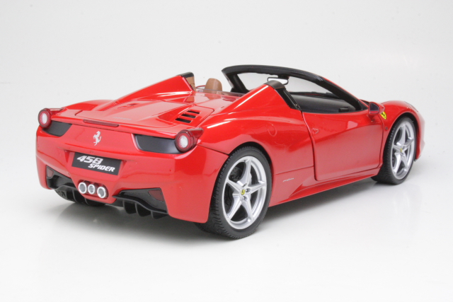 Ferrari 458 Italia Spider 2011, punainen