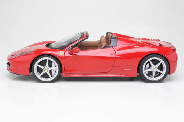 Ferrari 458 Italia Spider 2011, punainen - Sulje napsauttamalla kuva