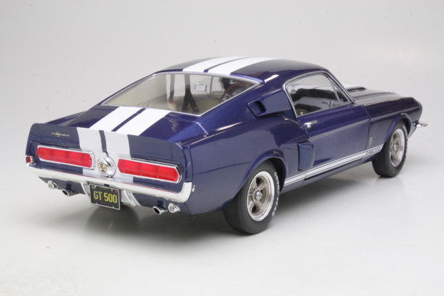 Ford Shelby Mustang GT500 1967, tummansininen - Sulje napsauttamalla kuva