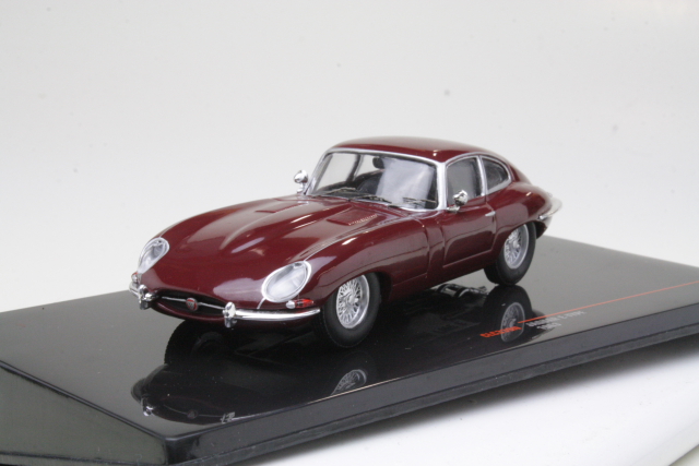 Jaguar E-Type 1963, tummanpunainen - Sulje napsauttamalla kuva