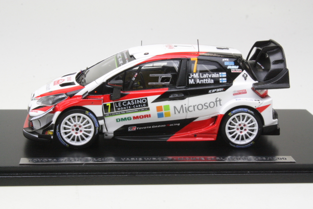 Toyota Yaris WRC, 3rd. Monte Carlo 2018, J.M.Latvala, no.7