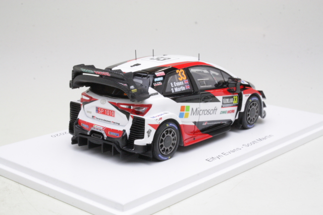 Toyota Yaris WRC, 1st. Sweden 2020, E.Evans, no.33 - Sulje napsauttamalla kuva