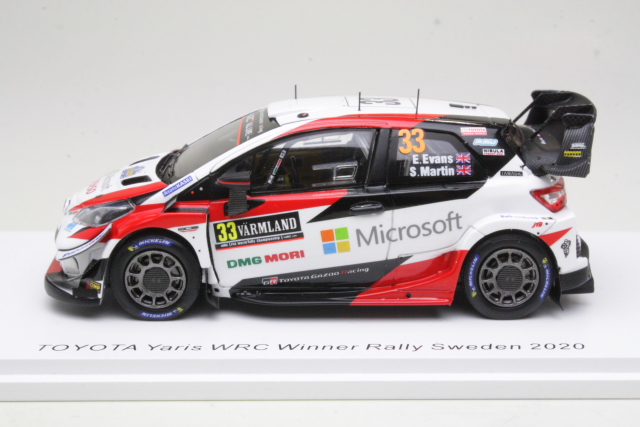 Toyota Yaris WRC, 1st. Sweden 2020, E.Evans, no.33 - Sulje napsauttamalla kuva