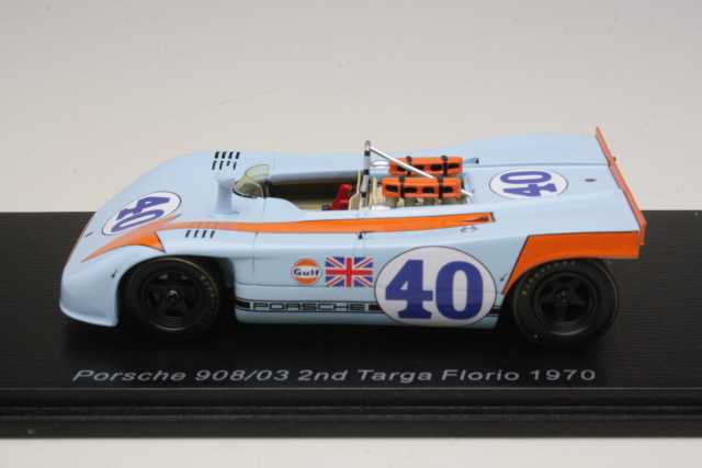 Porsche 908/03, 2nd.Targa Florio 1970, Kinnunen/Rodriguez, no.40 - Click Image to Close