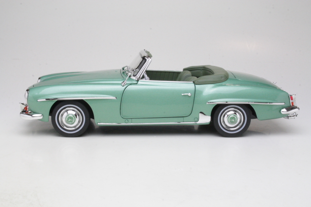 Mercedes 190SL 1957, light green - Click Image to Close