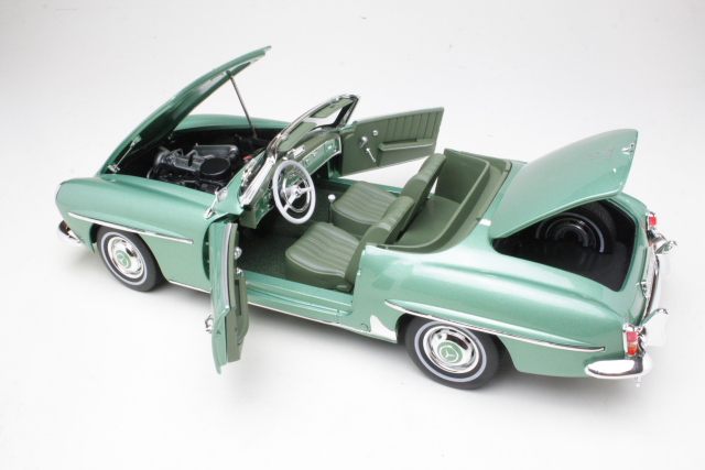 Mercedes 190SL 1957, light green - Click Image to Close