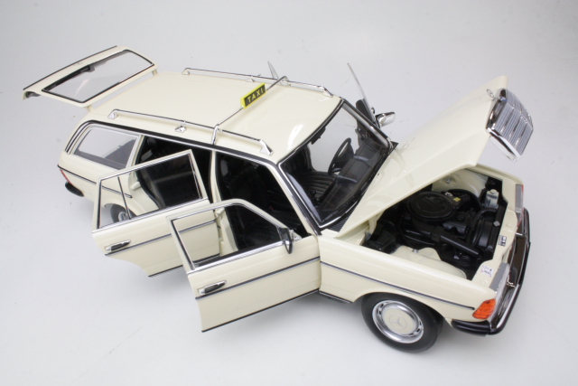 Mercedes 200T (s123) 1982, beige "Taxi" - Sulje napsauttamalla kuva