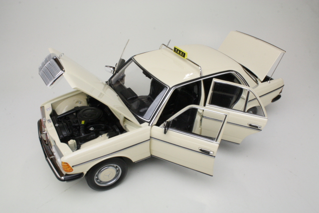 Mercedes 200 (w123) 1980, light beige "Taxi" - Click Image to Close