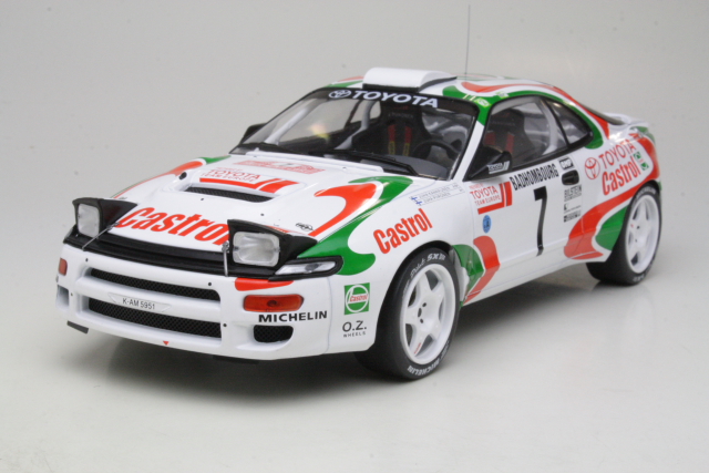 Toyota Celica Turbo ST185, Monte Carlo 1993, J.Kankkunen, no.7 - Sulje napsauttamalla kuva