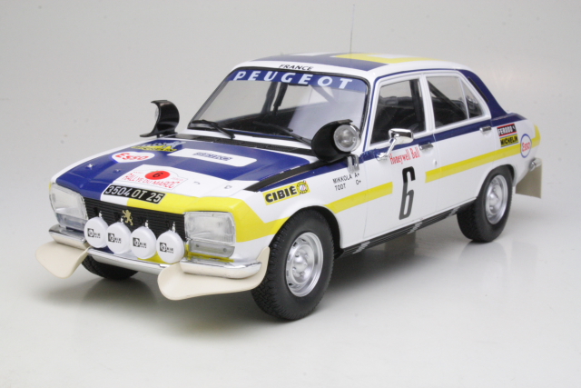 Peugeot 504Ti, Marokko 1975, H.Mikkola, no.6 - Sulje napsauttamalla kuva