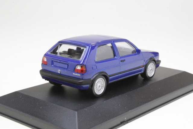 VW Golf GTi 1990, sininen - Sulje napsauttamalla kuva