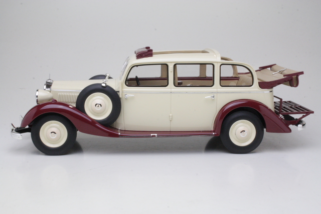 Mercedes 260D (w138) Pullman Landaulet 1936, beige/punainen