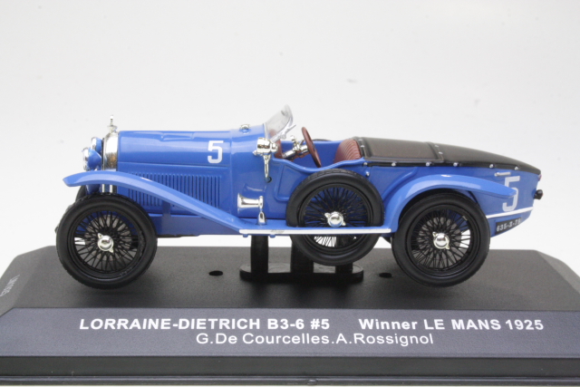Lorraine-Dietrich B3-6, LeMans 1925, G.DeCourcelles/A.Rossignol - Sulje napsauttamalla kuva