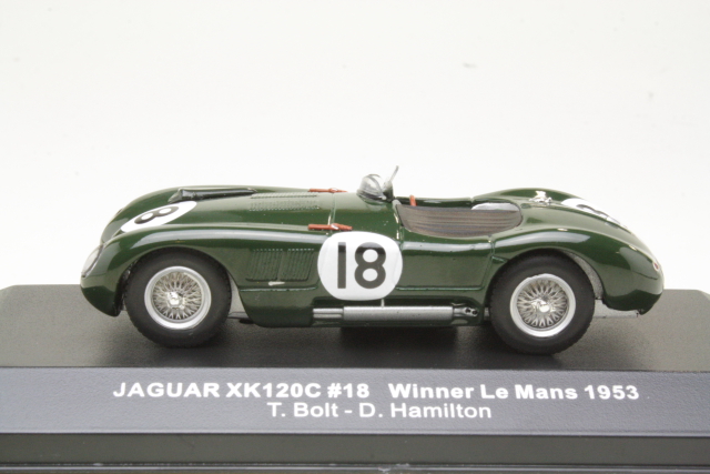 Jaguar XK120C, LeMans 1953, T.Bolt/D.Hamilton, no.18