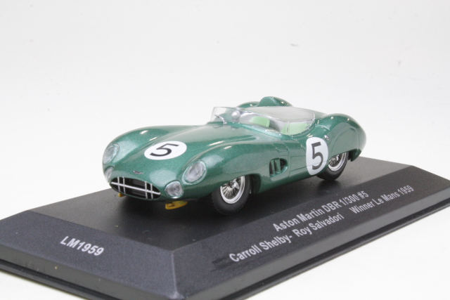 Aston Martin DBR1/300, LeMans 1959, C.Shelby/R.Salvadori, no.5 - Sulje napsauttamalla kuva