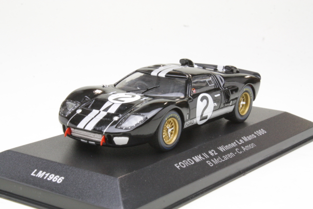 Ford GT40 mk2, LeMans 1966, B.McLaren/C.Amon, no.2