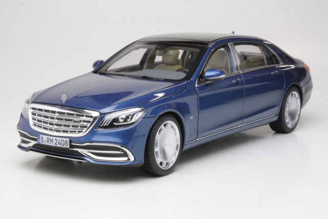 Mercedes-Maybach S650 2018, sininen - Sulje napsauttamalla kuva