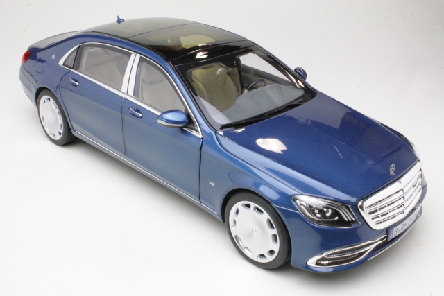 Mercedes-Maybach S650 2018, sininen