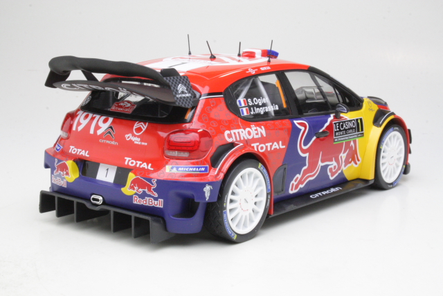 Citroen C3 WRC, 1st. Monte Carlo 2019, S.Ogier, no.1
