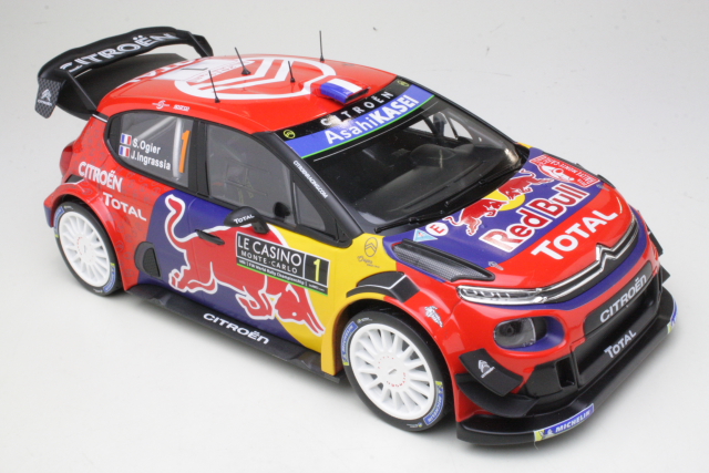 Citroen C3 WRC, 1st. Monte Carlo 2019, S.Ogier, no.1 - Sulje napsauttamalla kuva