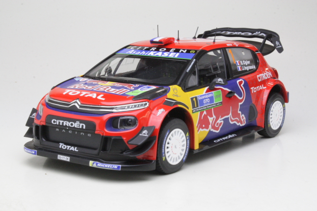 Citroen C3 WRC, 1st. Mexico 2019, S.Ogier, no.1 - Sulje napsauttamalla kuva