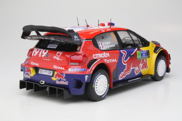 Citroen C3 WRC, 1st. Mexico 2019, S.Ogier, no.1 - Sulje napsauttamalla kuva