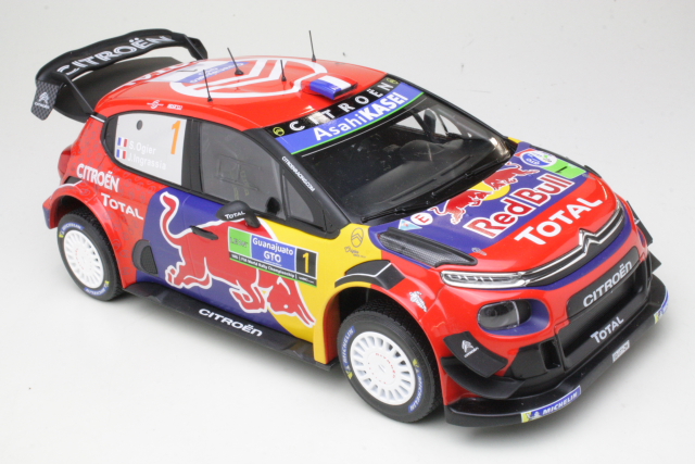 Citroen C3 WRC, 1st. Mexico 2019, S.Ogier, no.1 - Sulje napsauttamalla kuva