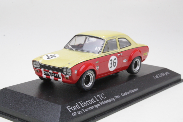 Ford Escort Mk1, ADAC 1968, Gardner/Glemser, no.36 - Sulje napsauttamalla kuva