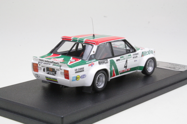 Fiat 131 Abarth, 1st. Portugal 1978, M.Alen, no.4 "crashed"