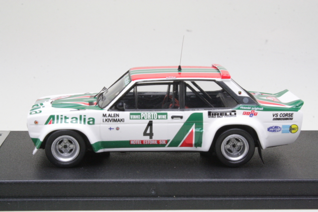 Fiat 131 Abarth, 1st. Portugal 1978, M.Alen, no.4 "crashed"