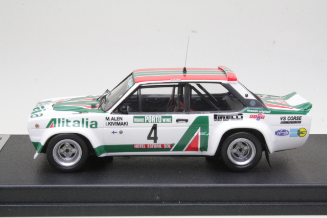 Fiat 131 Abarth, 1st. Portugal 1978, M.Alen, no.4 "crashed" - Sulje napsauttamalla kuva