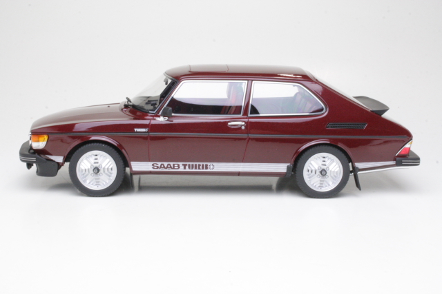 Saab 99 Turbo 1978, tummanpunainen - Sulje napsauttamalla kuva