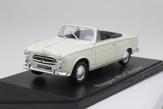 Peugeot 403 Cabriolet 1964, beige - Sulje napsauttamalla kuva