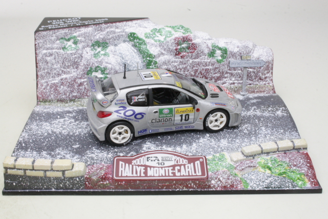 Peugeot 206 WRC, Monte Carlo 2000, G.Panizzi, no.10 - Sulje napsauttamalla kuva