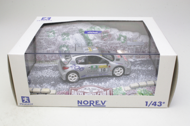 Peugeot 206 WRC, Monte Carlo 2000, G.Panizzi, no.10