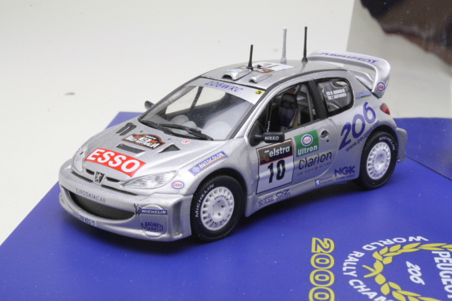 Peugeot 206 WRC, Australia 2000, M.Grönholm, no.10